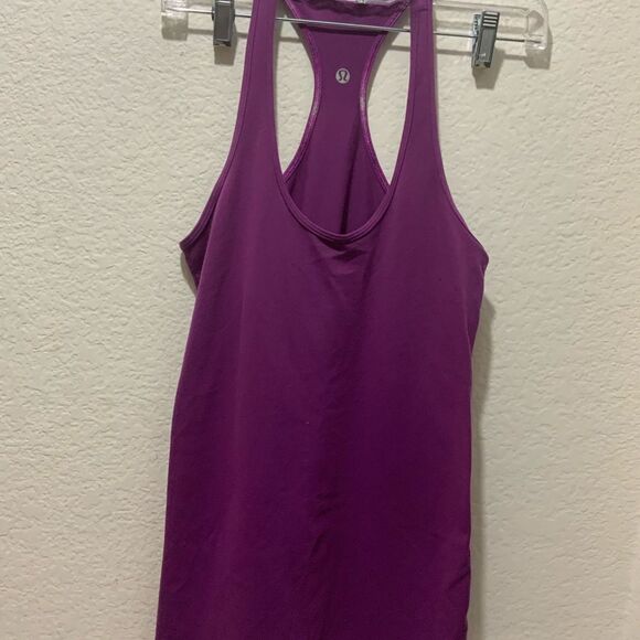 Lululemon purple  Tank Top size 6 - Picture 2 of 6